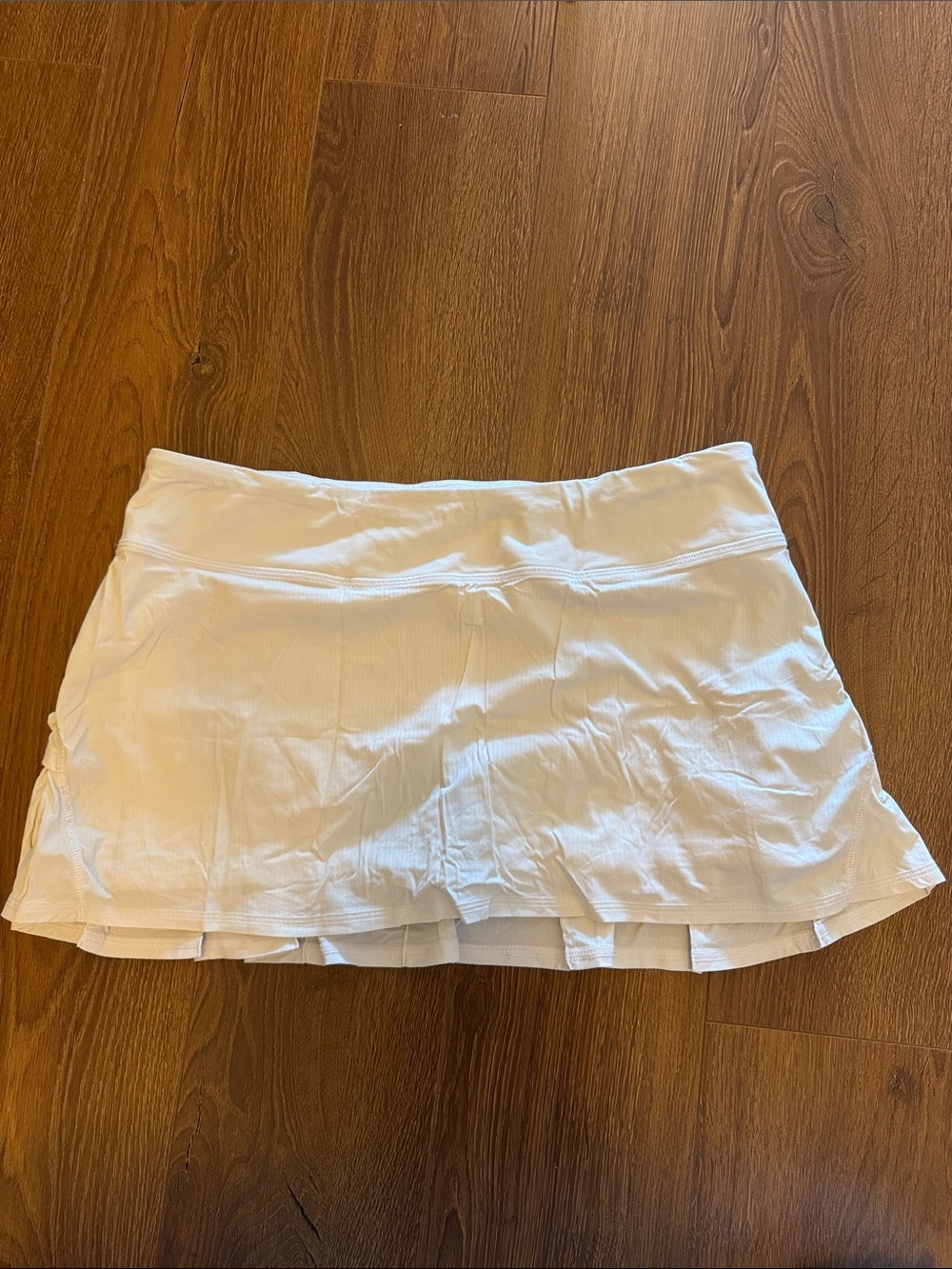 Lululemon White Ruffle Skirt